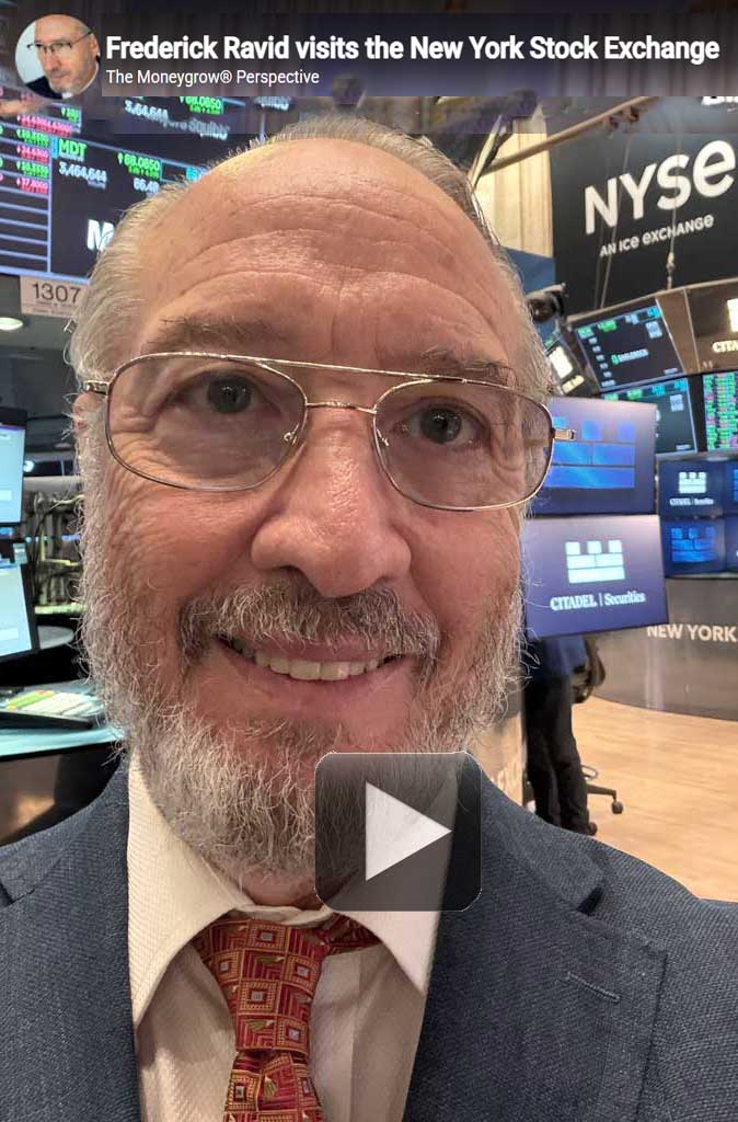 Frederick Ravid visits the New York Stock Exchange.